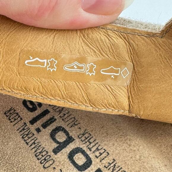 Mephisto Agave Metallic Mobils Nubuck Leather Hook & Loop Sandals Sz 36 (6) - Picture 7 of 12